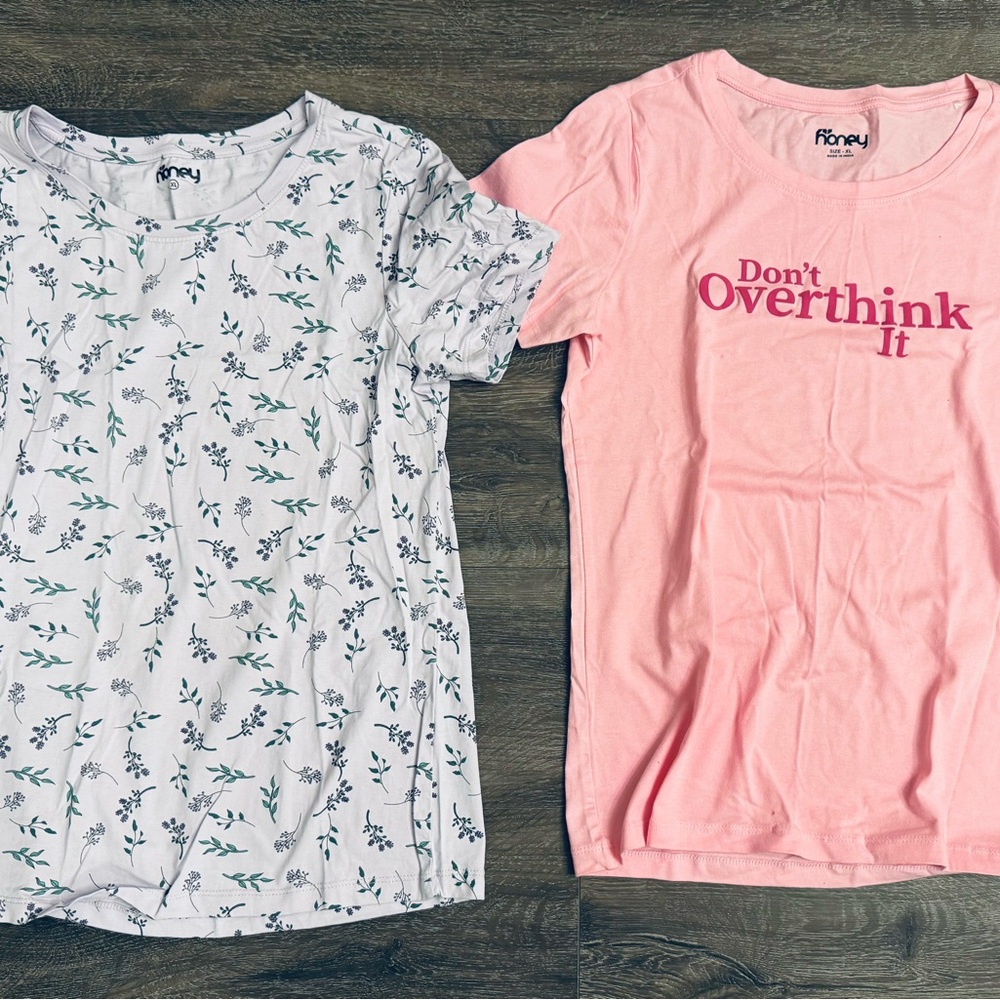 Brand New Women’s cotton tees, set of 2